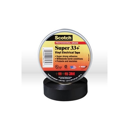 3M Electrical Tape, Scotch Super 33+ Vinyl Electrical Tape 54007-06132